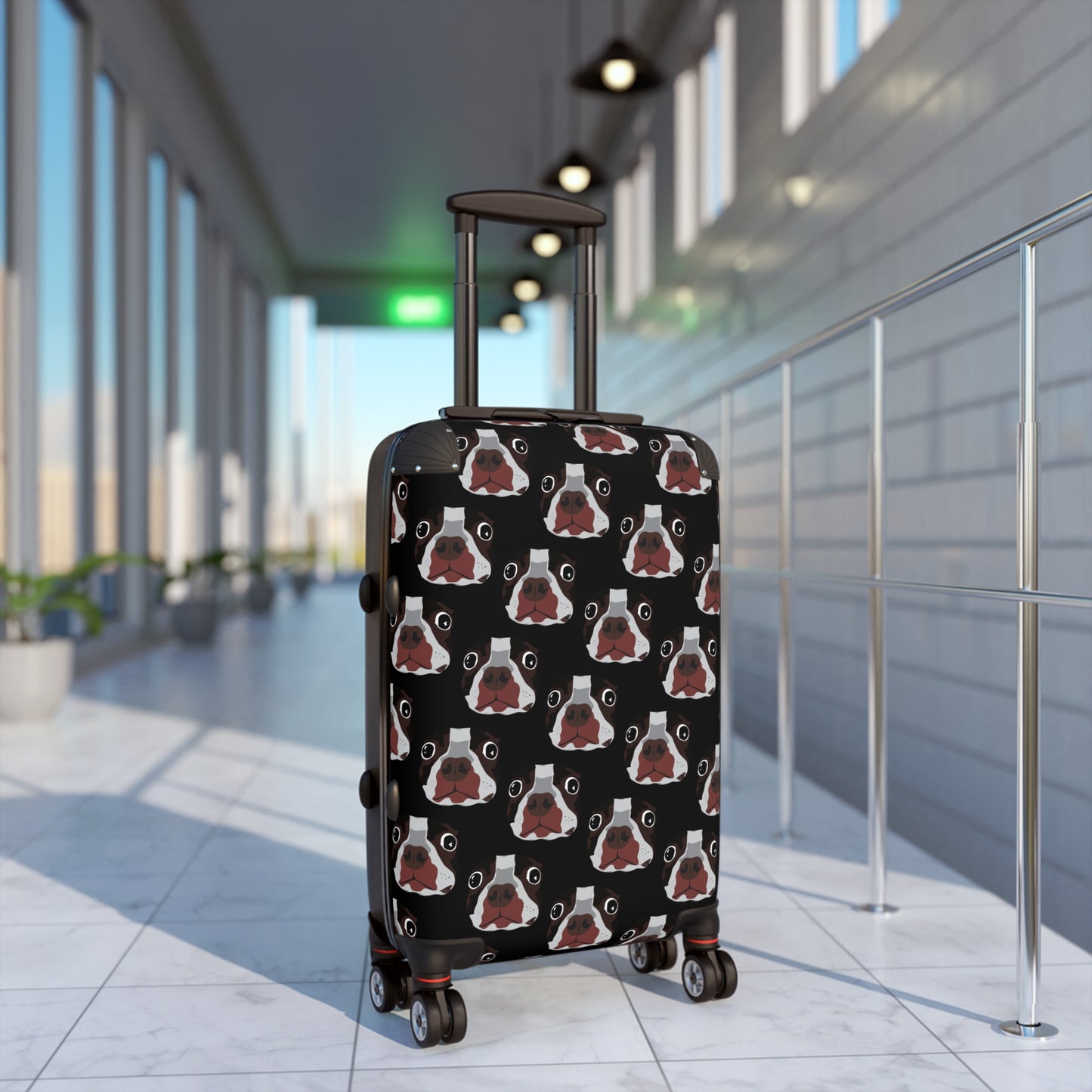 Travel Suitecase "Wander Dog" - Themed Suitcase 360-Degree Swivel Wheels Hard Shell