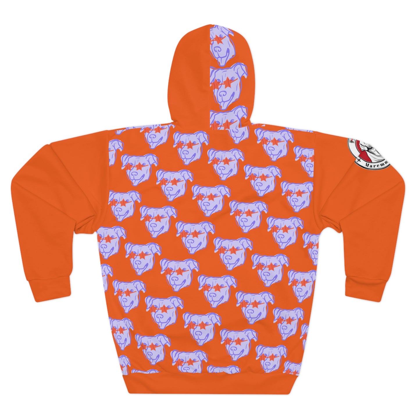 Unisex Pullover Hoodie for Dog Parents (AOP) "Starry-Eyed Dog" Collection