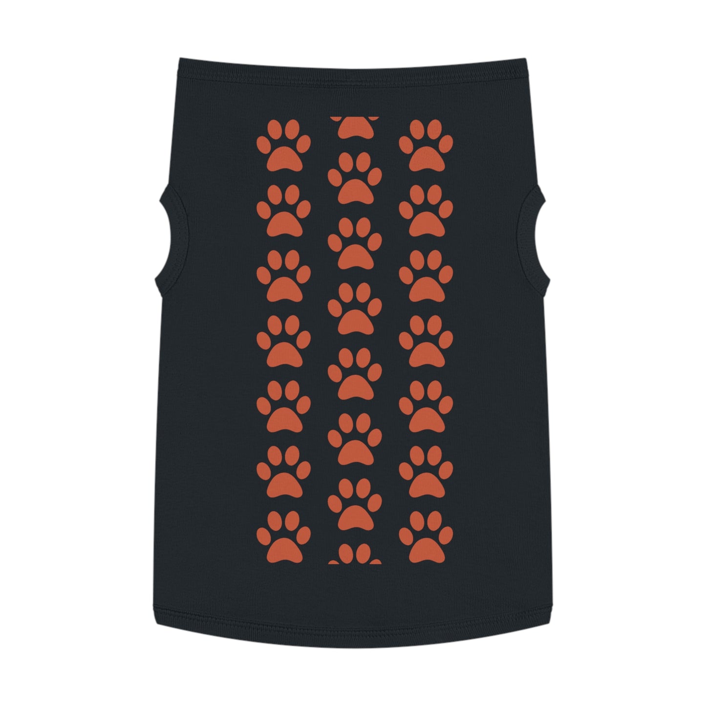 Dog Tank Cotton Top "Red Paw"